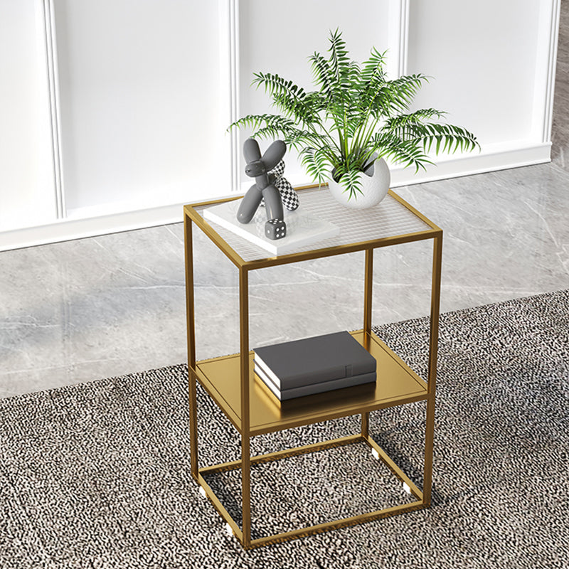 Comobilismo industriale in vetro da comodino da comodino per camera da letto