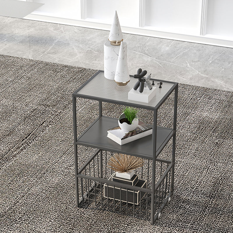 Comobilismo industriale in vetro da comodino da comodino per camera da letto