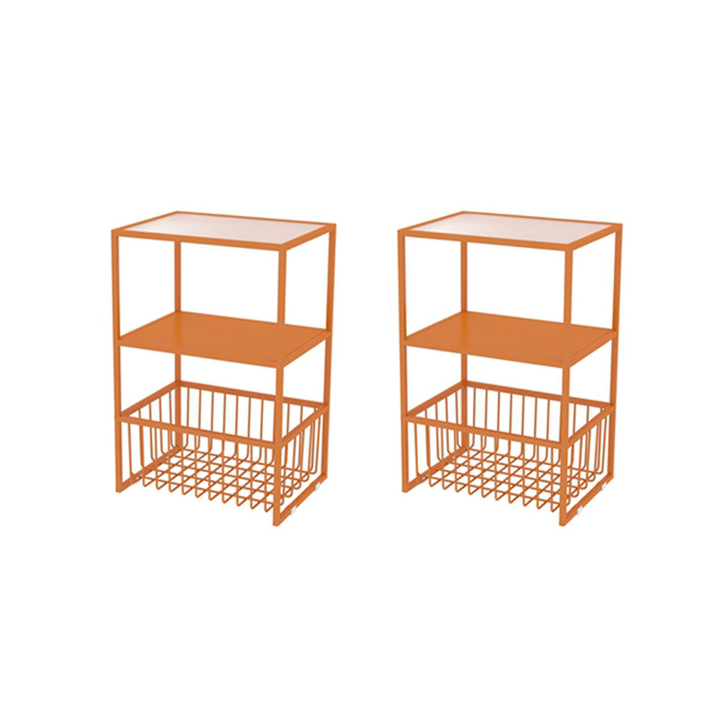 Comobilismo industriale in vetro da comodino da comodino per camera da letto