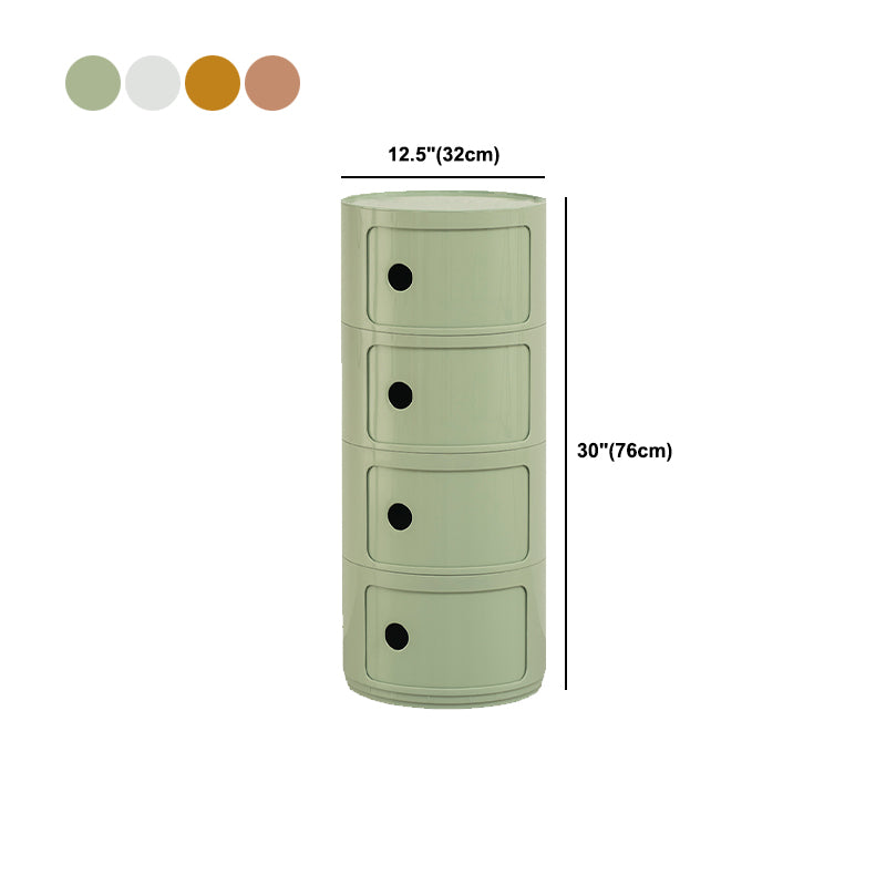 Mesa de noche de plástico derecha del gabinete de cama moderno para el dormitorio