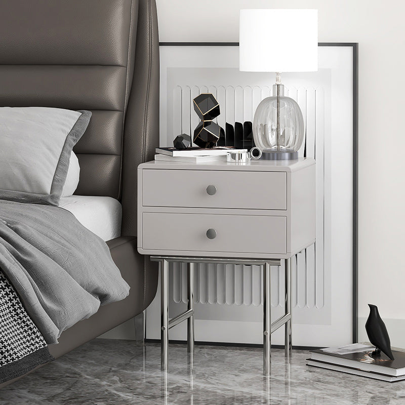 Comodino ingegnerizzato in legno comodino industriale mobile per camera da letto