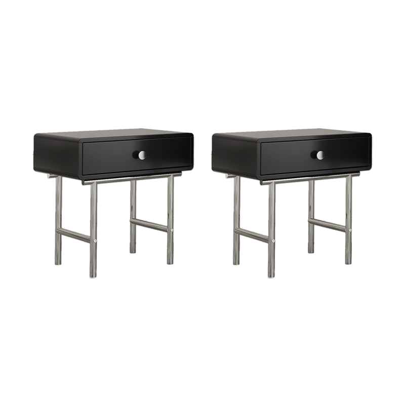 Comodino ingegnerizzato in legno comodino industriale mobile per camera da letto