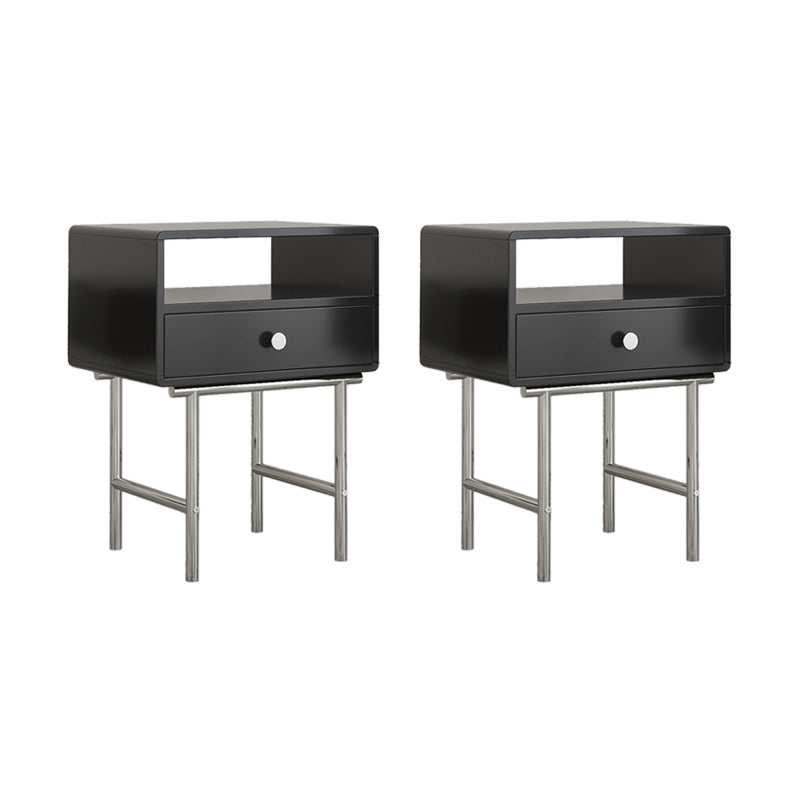 Comodino ingegnerizzato in legno comodino industriale mobile per camera da letto