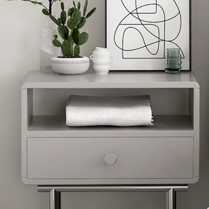 Comodino ingegnerizzato in legno comodino industriale mobile per camera da letto