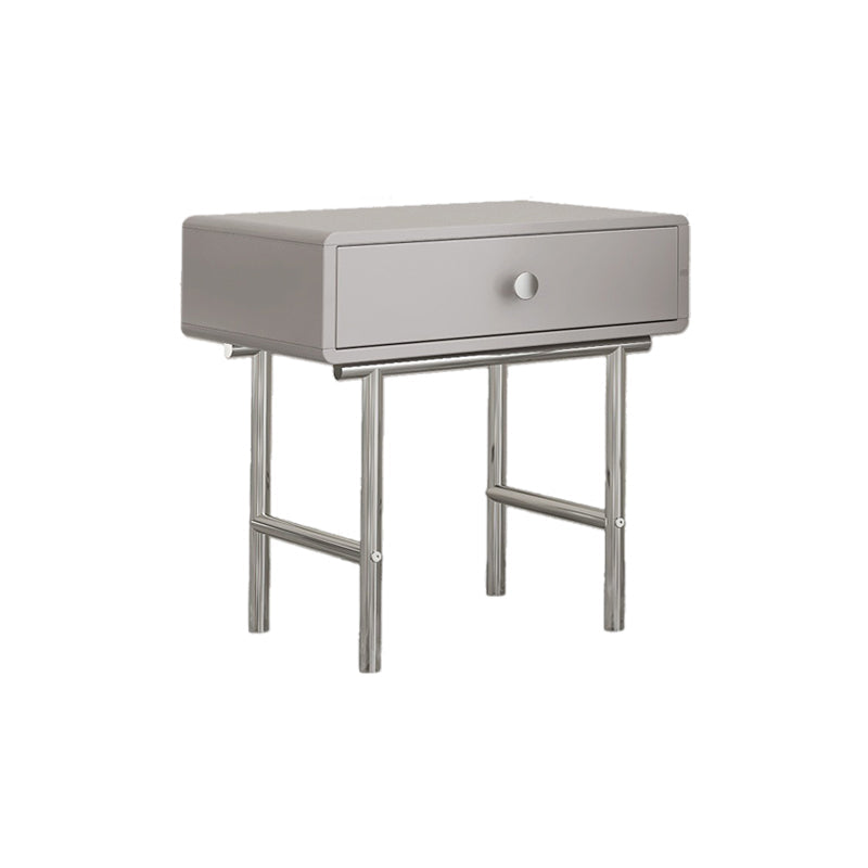 Comodino ingegnerizzato in legno comodino industriale mobile per camera da letto