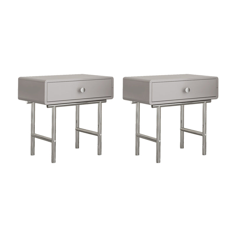 Comodino ingegnerizzato in legno comodino industriale mobile per camera da letto