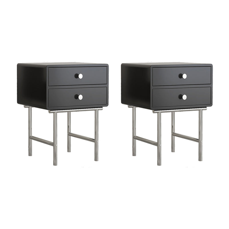 Comodino ingegnerizzato in legno comodino industriale mobile per camera da letto