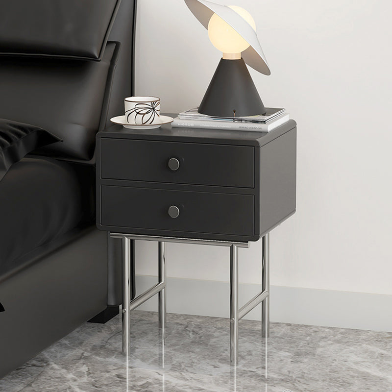 Comodino ingegnerizzato in legno comodino industriale mobile per camera da letto