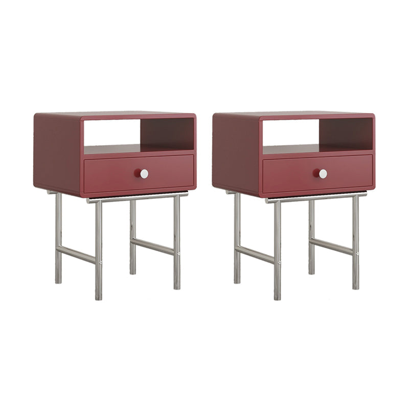 Comodino ingegnerizzato in legno comodino industriale mobile per camera da letto