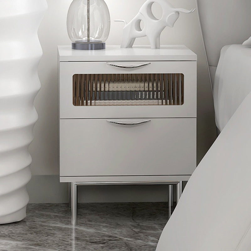 Comodino ingegnerizzato in legno comodino industriale mobile per camera da letto