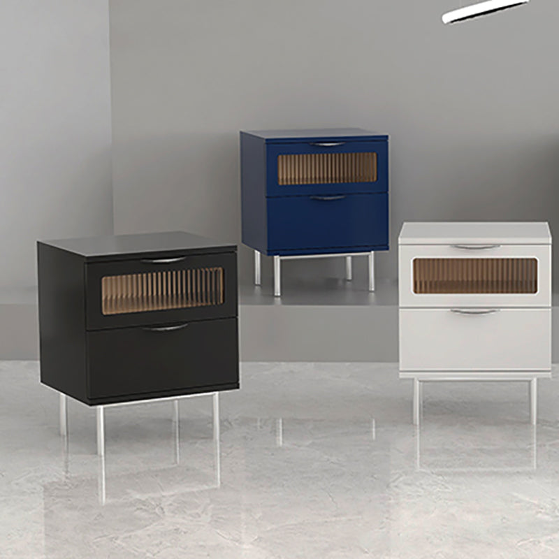 Comodino ingegnerizzato in legno comodino industriale mobile per camera da letto