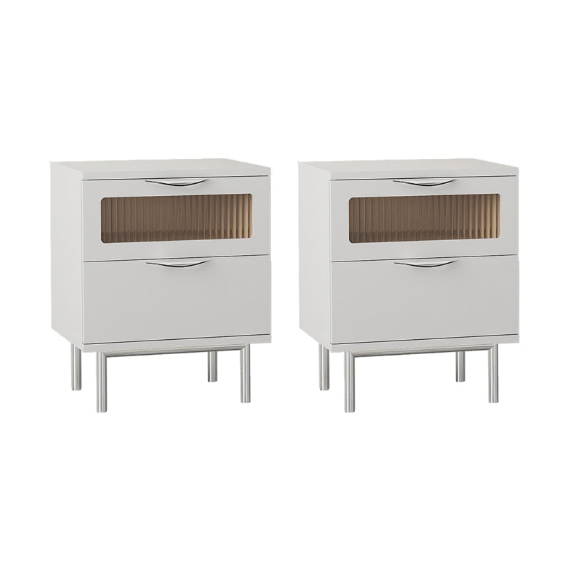 Comodino ingegnerizzato in legno comodino industriale mobile per camera da letto