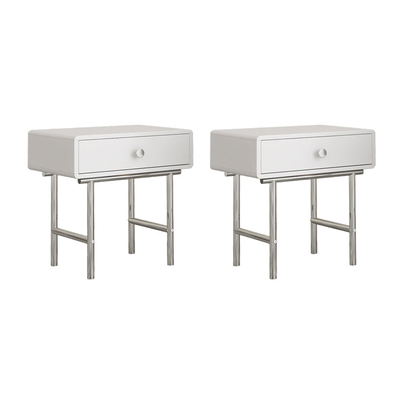 Comodino ingegnerizzato in legno comodino industriale mobile per camera da letto