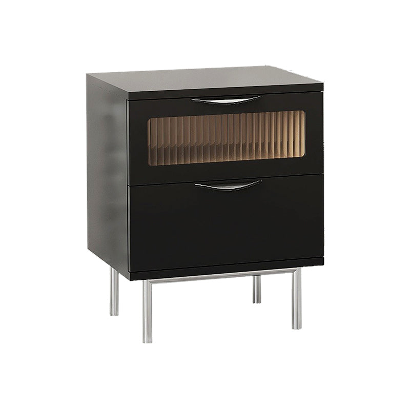 Comodino ingegnerizzato in legno comodino industriale mobile per camera da letto