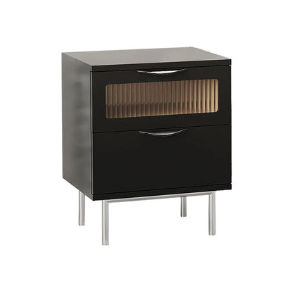 Comodino ingegnerizzato in legno comodino industriale mobile per camera da letto