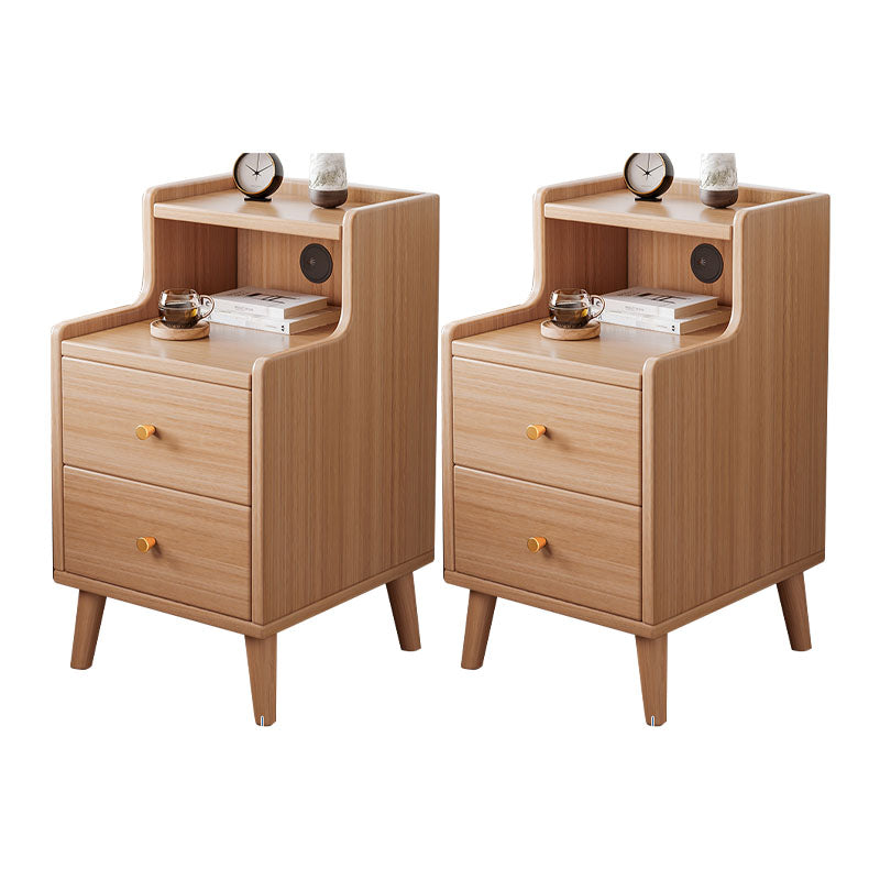 モダンな引き出しストレージナイトテーブル製造された木製ベッドサイドキャビネット