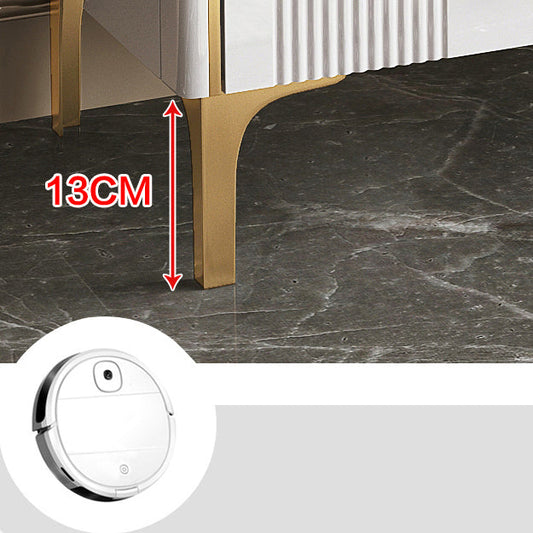 Glam Stone Bedroom Chest Horizontal Storage Chest with Drawers