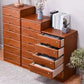 Lingerie contemporaine coffre en bois commode de chambre avec des tiroirs