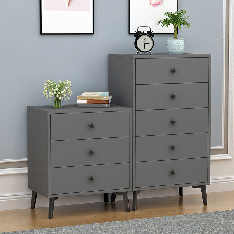 Cómoda de almacenamiento vertical de madera de ingeniería Glam, cómoda para dormitorio con cajones
