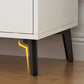 Cómoda de almacenamiento vertical de madera de ingeniería Glam, cómoda para dormitorio con cajones