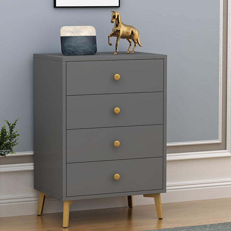 Cómoda de almacenamiento vertical de madera de ingeniería Glam, cómoda para dormitorio con cajones