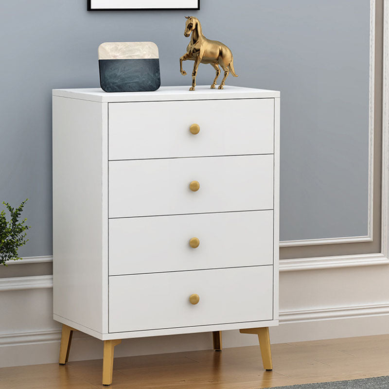 Cómoda de almacenamiento vertical de madera de ingeniería Glam, cómoda para dormitorio con cajones