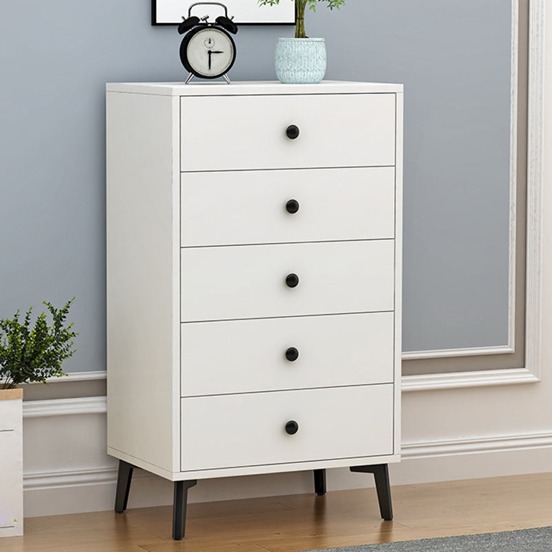 Cómoda de almacenamiento vertical de madera de ingeniería Glam, cómoda para dormitorio con cajones