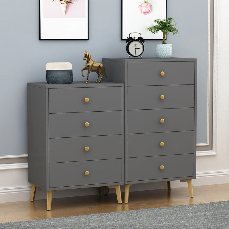 Cómoda de almacenamiento vertical de madera de ingeniería Glam, cómoda para dormitorio con cajones
