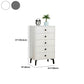 Cómoda de almacenamiento vertical de madera de ingeniería Glam, cómoda para dormitorio con cajones