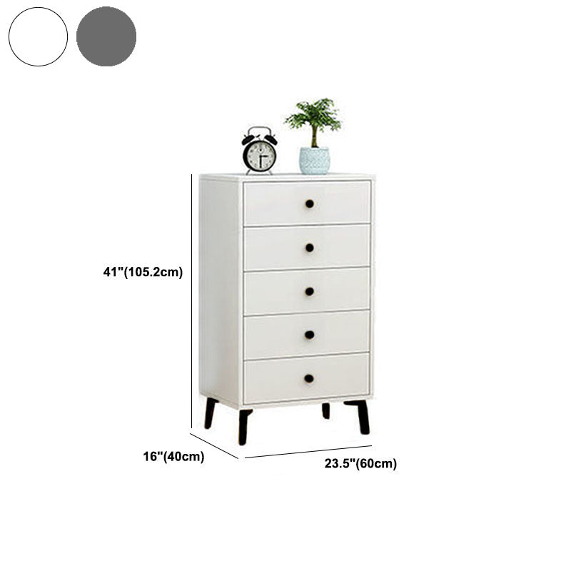 Cómoda de almacenamiento vertical de madera de ingeniería Glam, cómoda para dormitorio con cajones