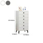 Cómoda de almacenamiento vertical de madera de ingeniería Glam, cómoda para dormitorio con cajones