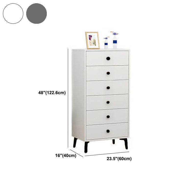 Cómoda de almacenamiento vertical de madera de ingeniería Glam, cómoda para dormitorio con cajones