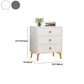 Cómoda de almacenamiento vertical de madera de ingeniería Glam, cómoda para dormitorio con cajones