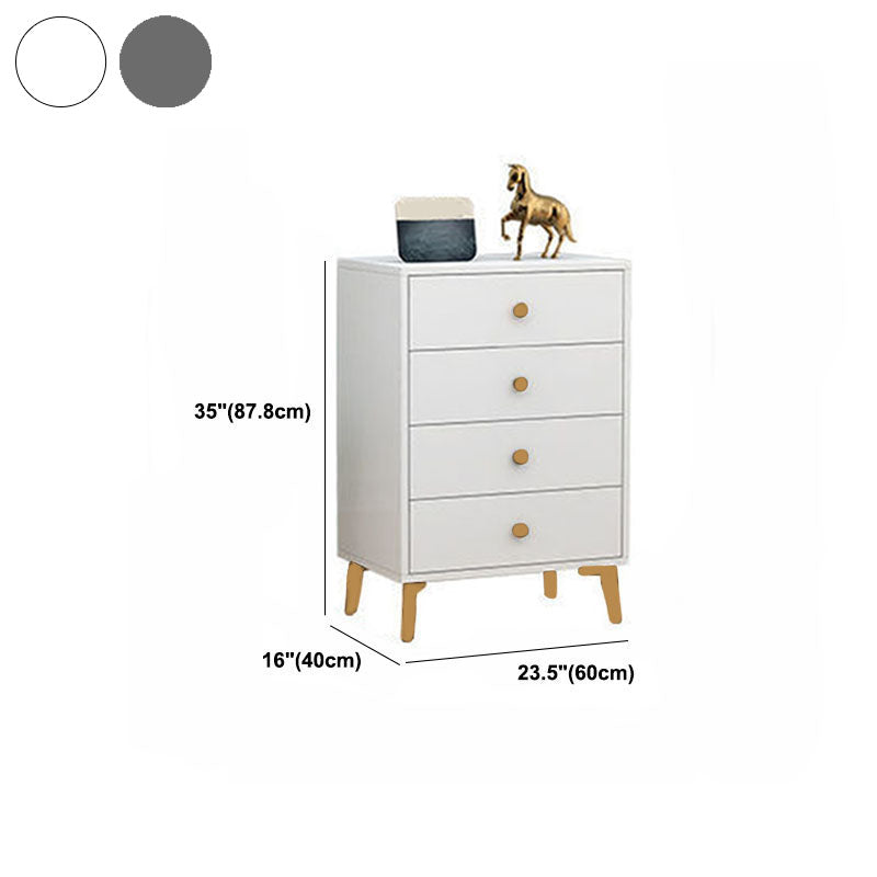 Cómoda de almacenamiento vertical de madera de ingeniería Glam, cómoda para dormitorio con cajones