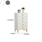 Cómoda de almacenamiento vertical de madera de ingeniería Glam, cómoda para dormitorio con cajones