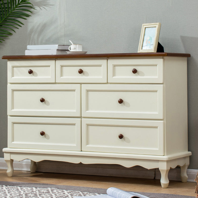 Cassapanca per camera da letto in legno massello nautico con cassetti