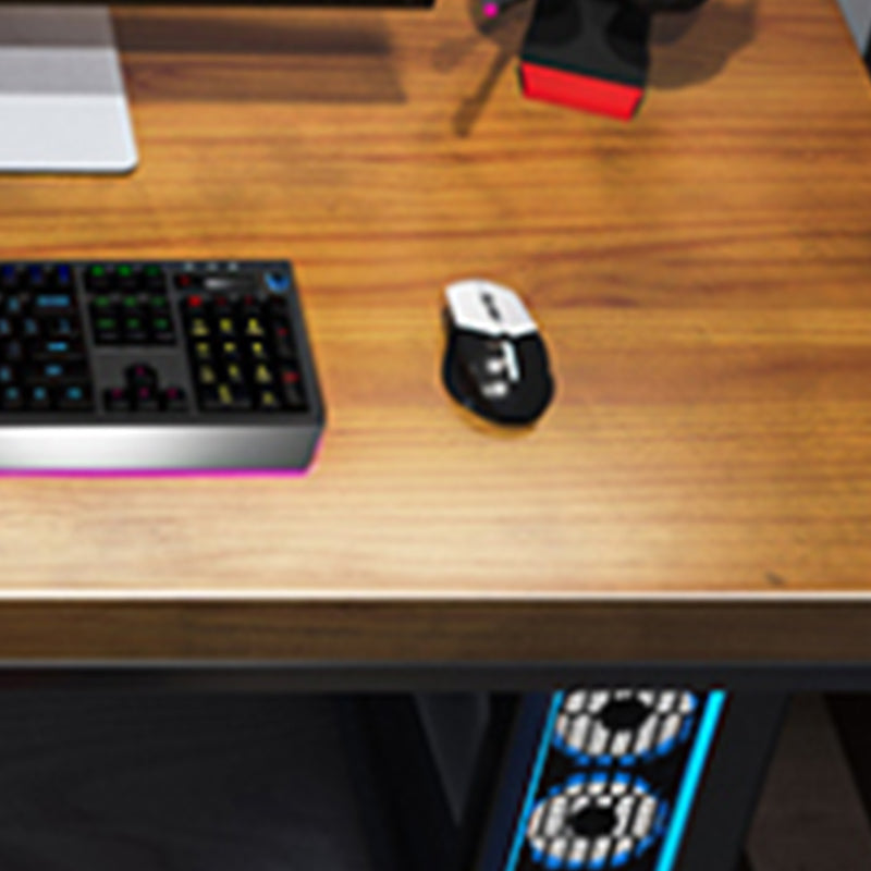 Home Solid Wood Rectangular Escritura de escritorio industrial de juegos industriales