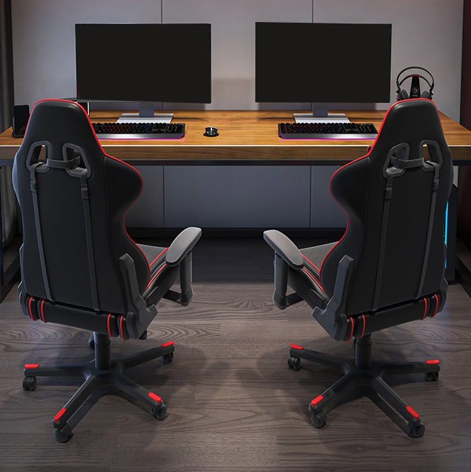 Home Solid Wood Rectangular Escritura de escritorio industrial de juegos industriales