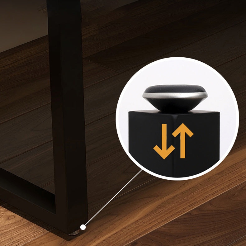 Massief hout rechthoekig schrijfbureau Natuurlijk industrieel gaming -bureau voor thuis