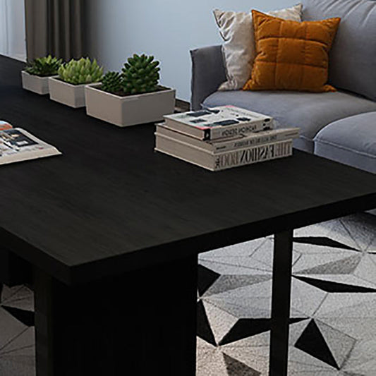 Industrial Wooden Office Desk Rectangular Black Writing Desk Clearhalo 'furn' 'furn_office_desk' 'Furniture' 'Office Desks' 'Office Furniture' 'office_desk' 6214241