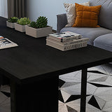 Industrial Wooden Office Desk Rectangular Black Writing Desk Clearhalo 'furn' 'furn_office_desk' 'Furniture' 'Office Desks' 'Office Furniture' 'office_desk' 6214241