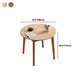 Nordic Solid Wood Top Dining Table Round Modern Dining Table Clearhalo 'Dining Tables & Seating' 'Dining Tables' 'dining_table' 'furn' 'furn_dining_table' 'Furniture' 'Kitchen & Dining Furniture' 6214505