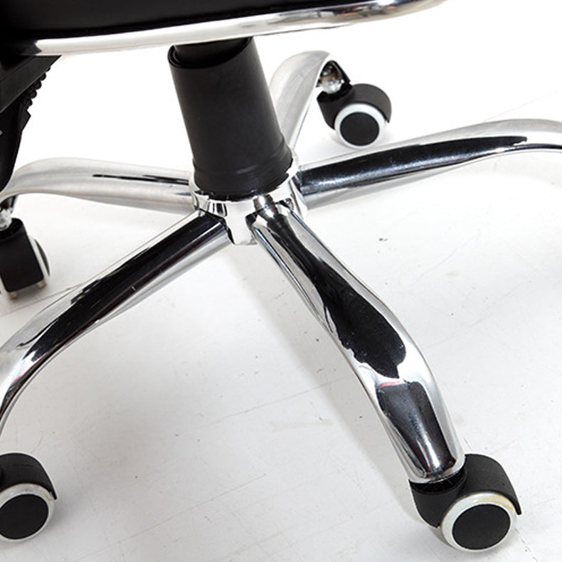 Black Contemporary Executive Chair Upholstered Managers Chair Clearhalo 'furn' 'furn_office_chair' 'Furniture' 'Office Chairs' 'Office Furniture' 'office_chair' 6214509