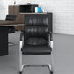 Arms Included Contemporary Desk Chair High Back Faux Leather Chair Clearhalo 'furn' 'furn_office_chair' 'Furniture' 'Office Chairs' 'Office Furniture' 'office_chair' 6214520