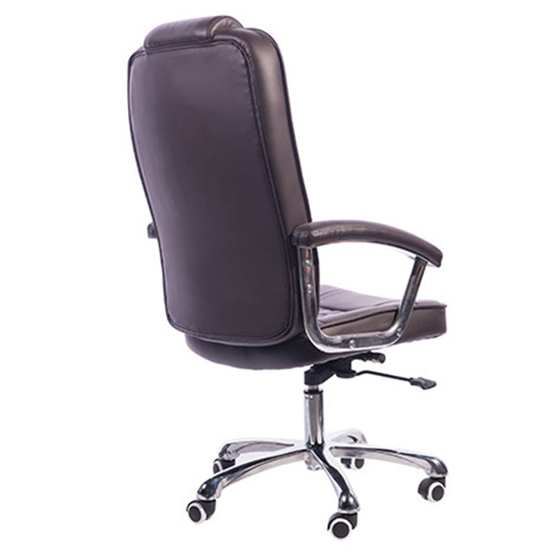 23"W Contemporary Executive Chair Upholstered Managers Chair Clearhalo 'furn' 'furn_office_chair' 'Furniture' 'Office Chairs' 'Office Furniture' 'office_chair' 6214537