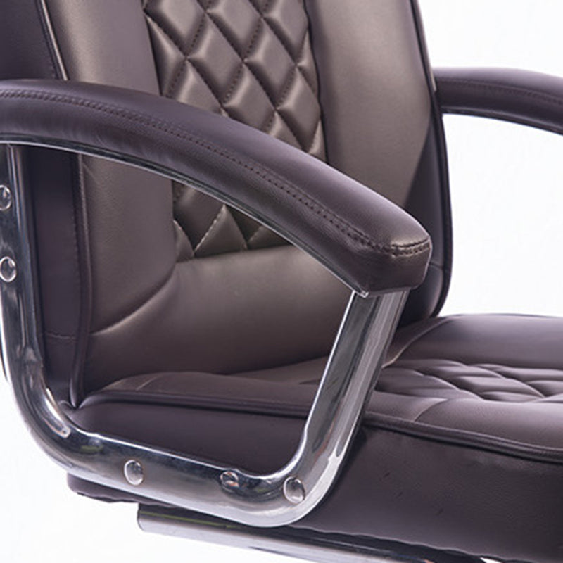 23"W Contemporary Executive Chair Upholstered Managers Chair Clearhalo 'furn' 'furn_office_chair' 'Furniture' 'Office Chairs' 'Office Furniture' 'office_chair' 6214545
