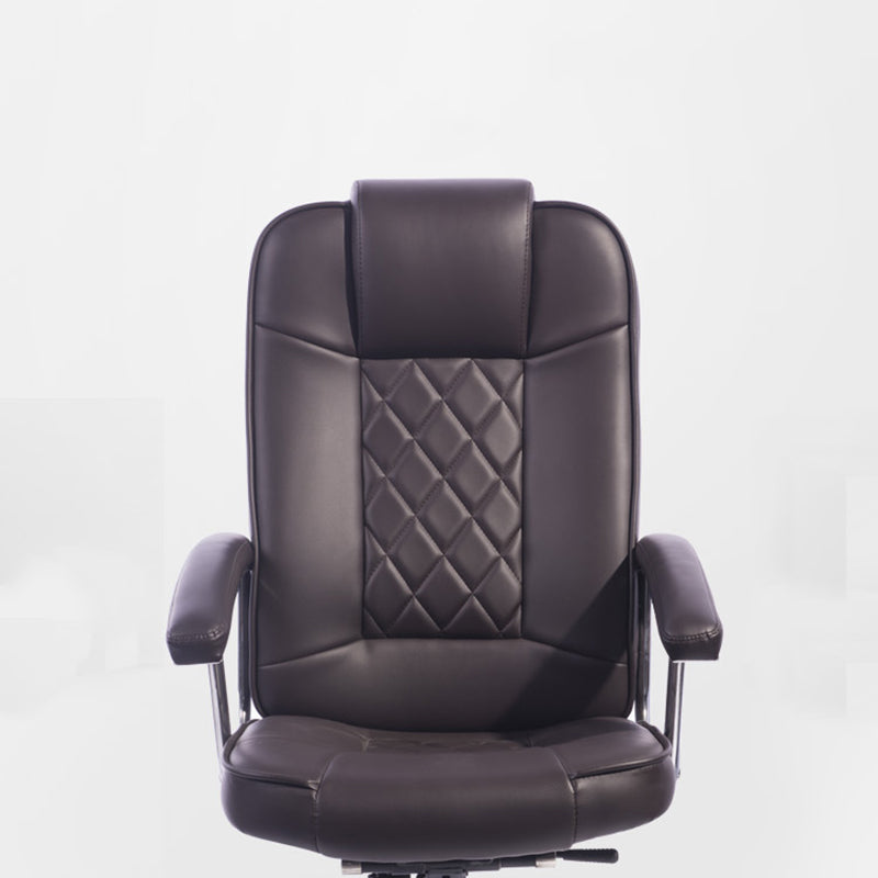 23"W Contemporary Executive Chair Upholstered Managers Chair Clearhalo 'furn' 'furn_office_chair' 'Furniture' 'Office Chairs' 'Office Furniture' 'office_chair' 6214547