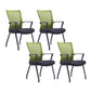 21"W Contemporary Office Chair Breathable Air Grid Upholstered Desk Chair 4 Piece Set Green Clearhalo 'furn' 'furn_office_chair' 'Furniture' 'Office Chairs' 'Office Furniture' 'office_chair' 6214644