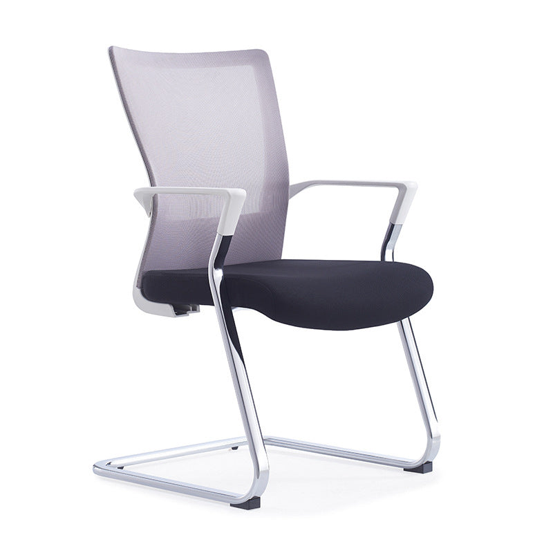 21"W Contemporary Office Chair Breathable Air Grid Upholstered Desk Chair 1 Piece Beige Clearhalo 'furn' 'furn_office_chair' 'Furniture' 'Office Chairs' 'Office Furniture' 'office_chair' 6214650