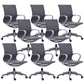 20" Wide Contemporary Office Chair Breathable AirGrid Upholstered Desk Chair